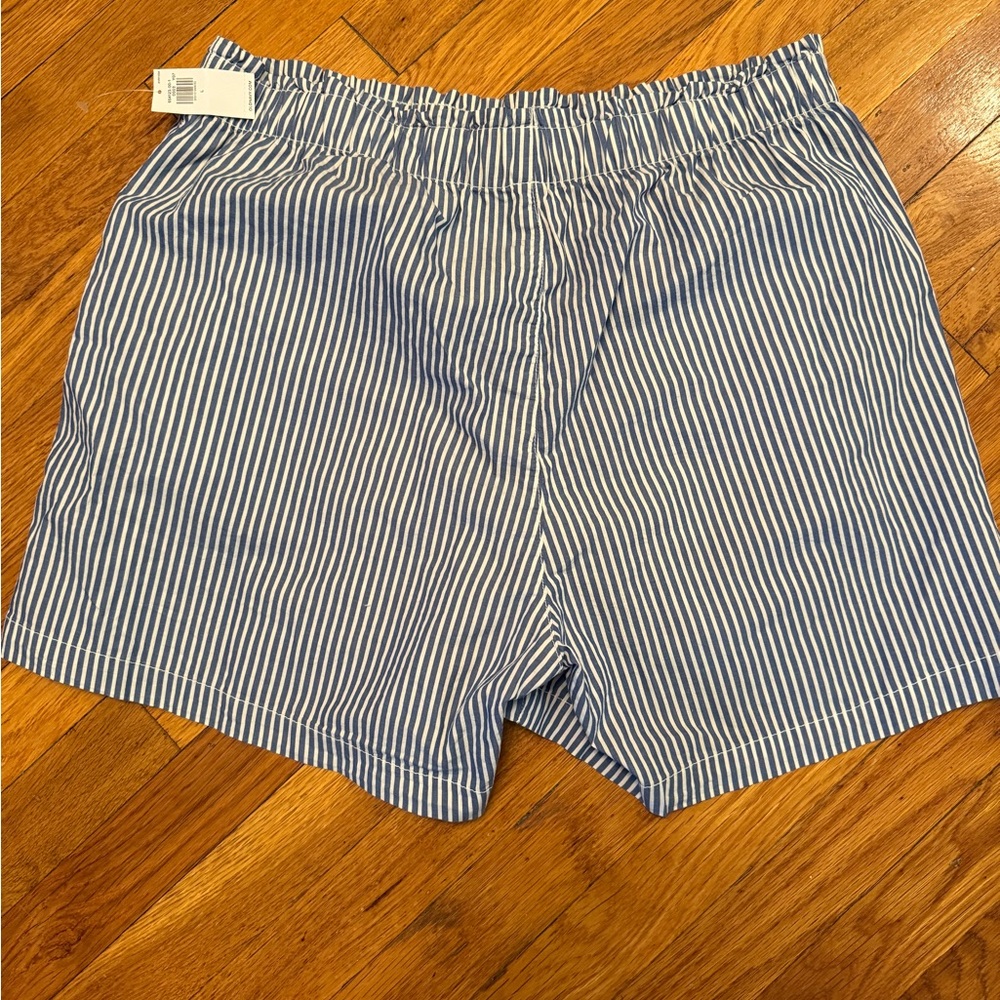 Old Navy Blue and White Seersucker Shorts